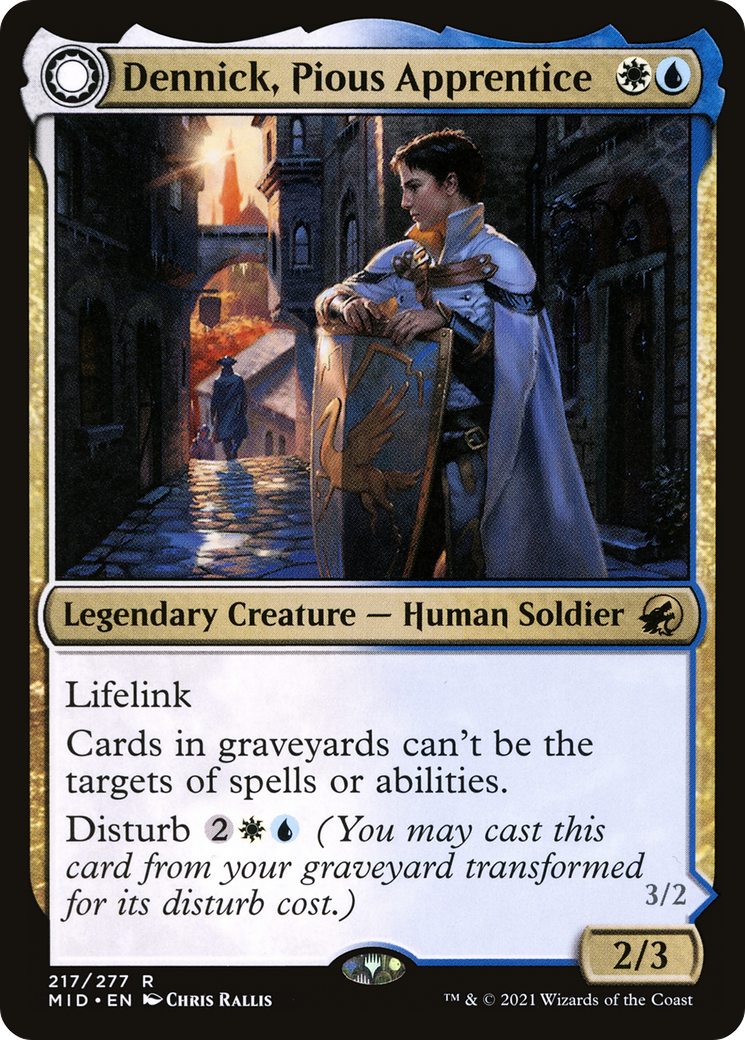 Dennick, Pious Apprentice // Dennick, Pious Apparition (MID-217)
