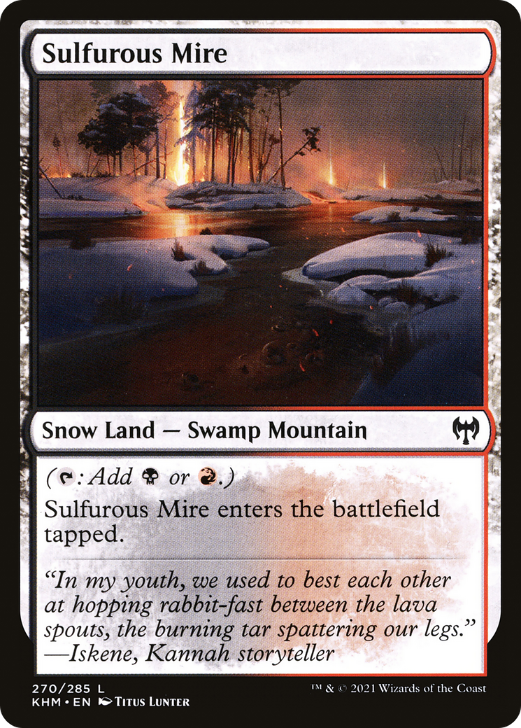Sulfurous Mire (KHM-270) (Foil)