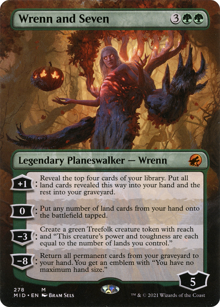 Wrenn and Seven (MID-278) (Borderless) (Foil)