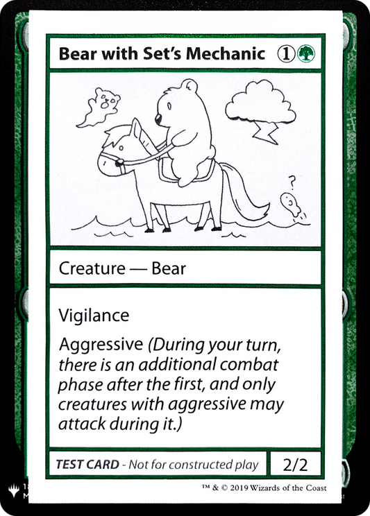 Bear with Set's Mechanic (CMB1-071)