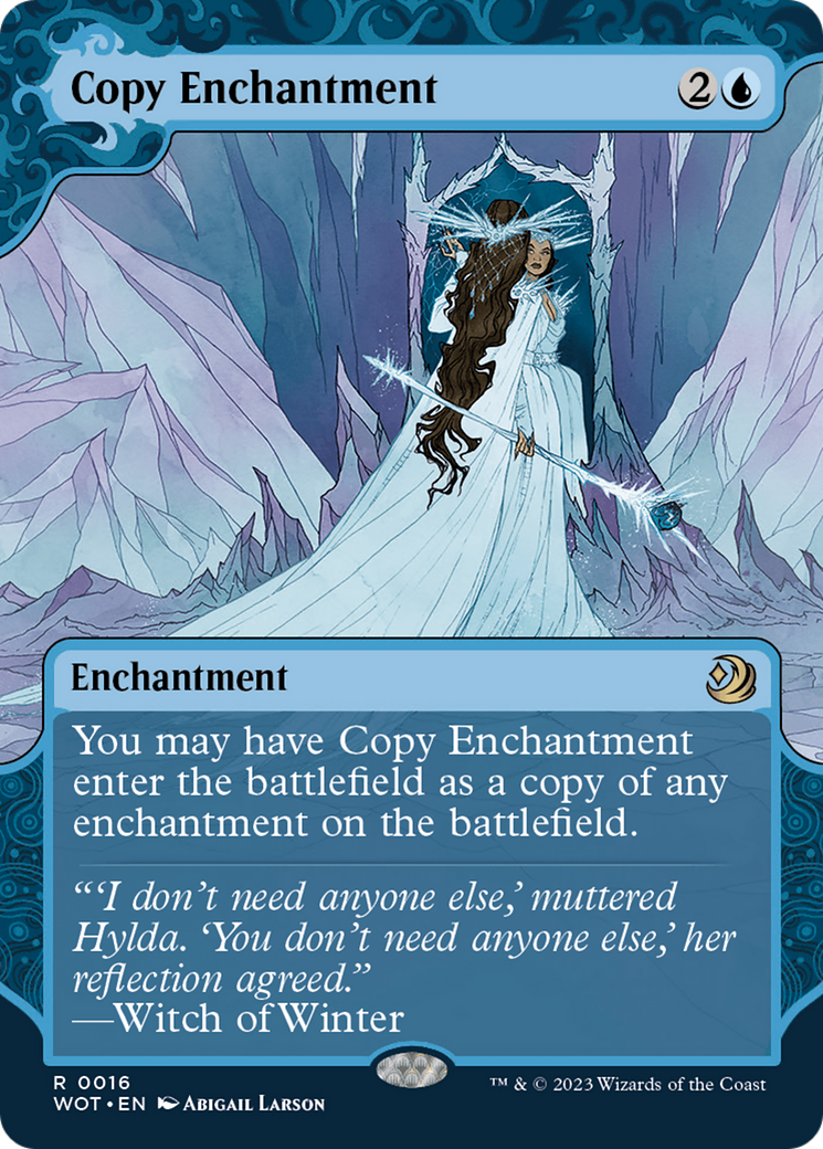 Copy Enchantment (WOT-016) (Showcase) (Borderless)