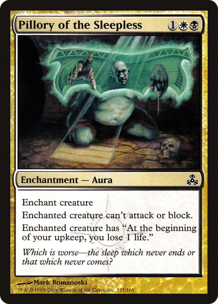 Pillory of the Sleepless (GPT-125)