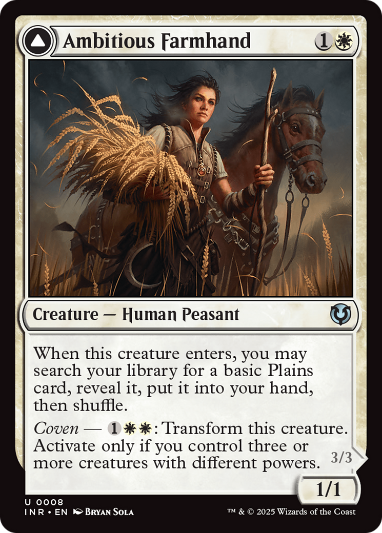 Ambitious Farmhand // Seasoned Cathar (INR-008) (Foil)