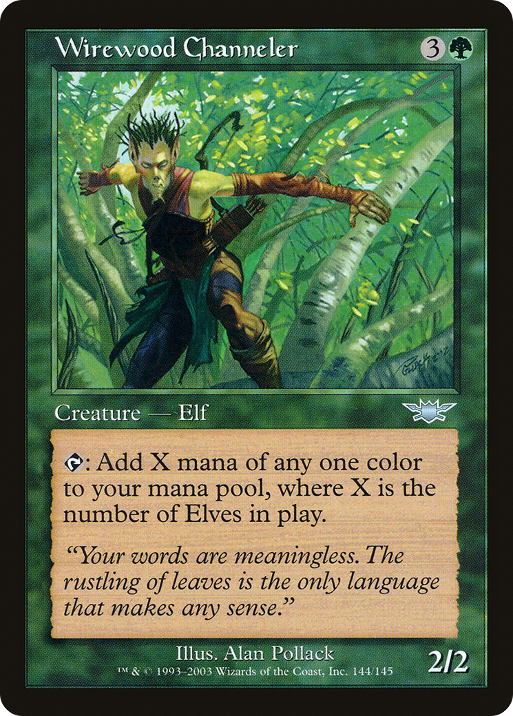 Wirewood Channeler (LGN-144) (Foil)