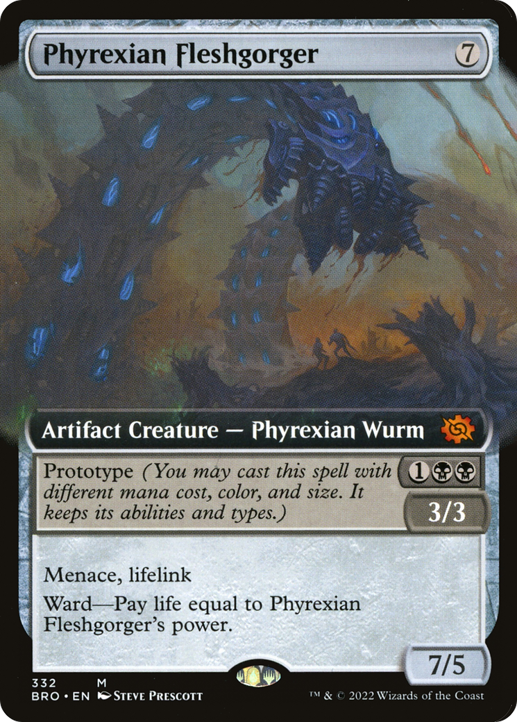 Phyrexian Fleshgorger (BRO-332) (Extended Art)