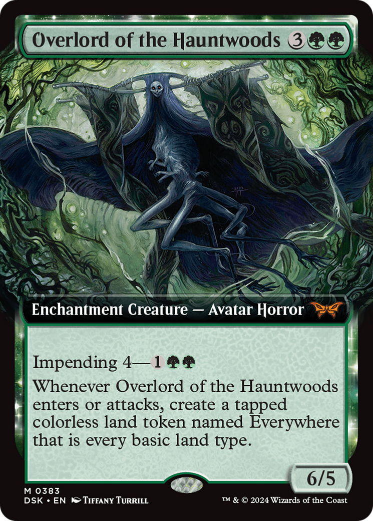 Overlord of the Hauntwoods (DSK-383) (Extended Art) (Foil)