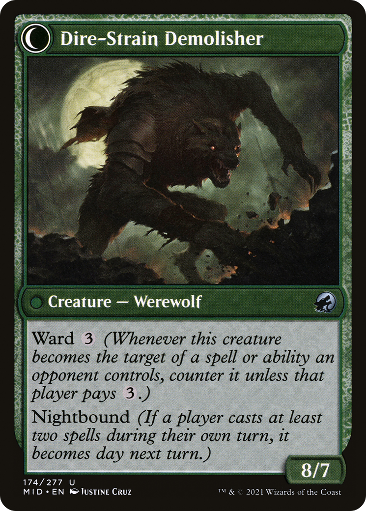 Burly Breaker // Dire-Strain Demolisher (MID-174)