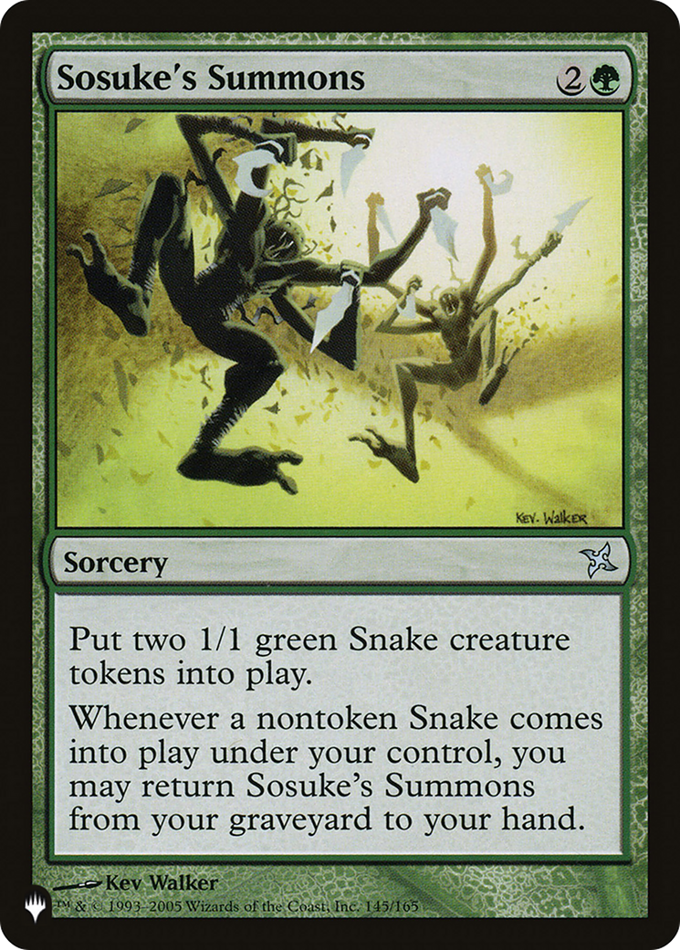 Sosuke's Summons (LIST-BOK-145)
