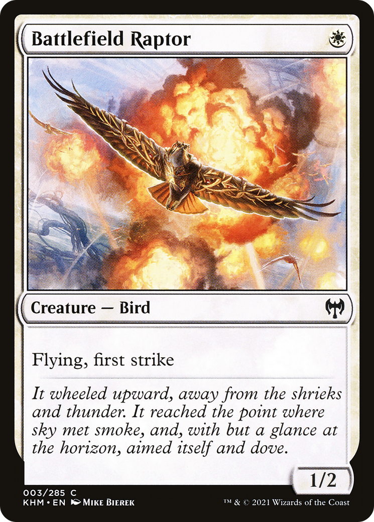 Battlefield Raptor (KHM-003) (Foil)