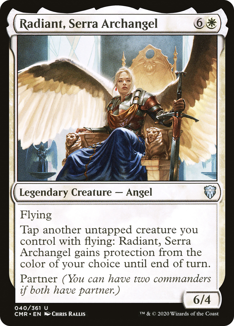 Radiant, Serra Archangel (CMR-040) (Foil)