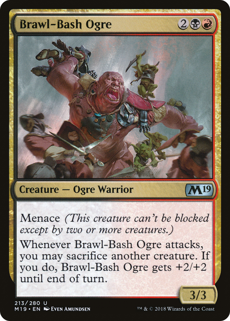 Brawl-Bash Ogre (M19-213) (Foil)