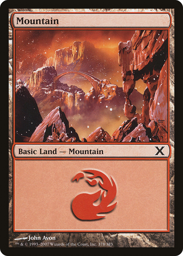 Mountain (10E-378) (Foil)