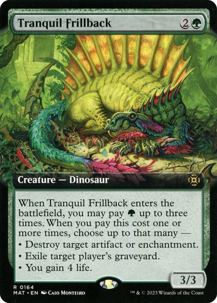 Tranquil Frillback (MAT-164) (Extended Art) (Foil)