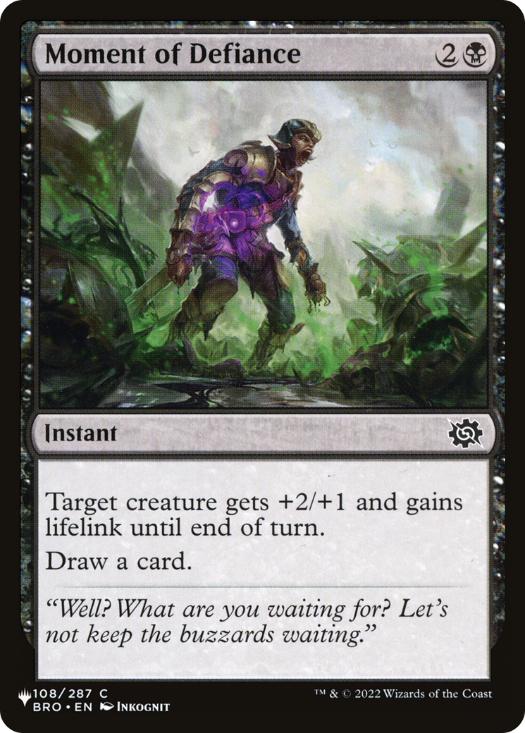 Moment of Defiance (LIST-BRO-108)