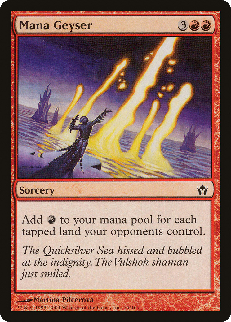 Mana Geyser (5DN-075) (Foil)