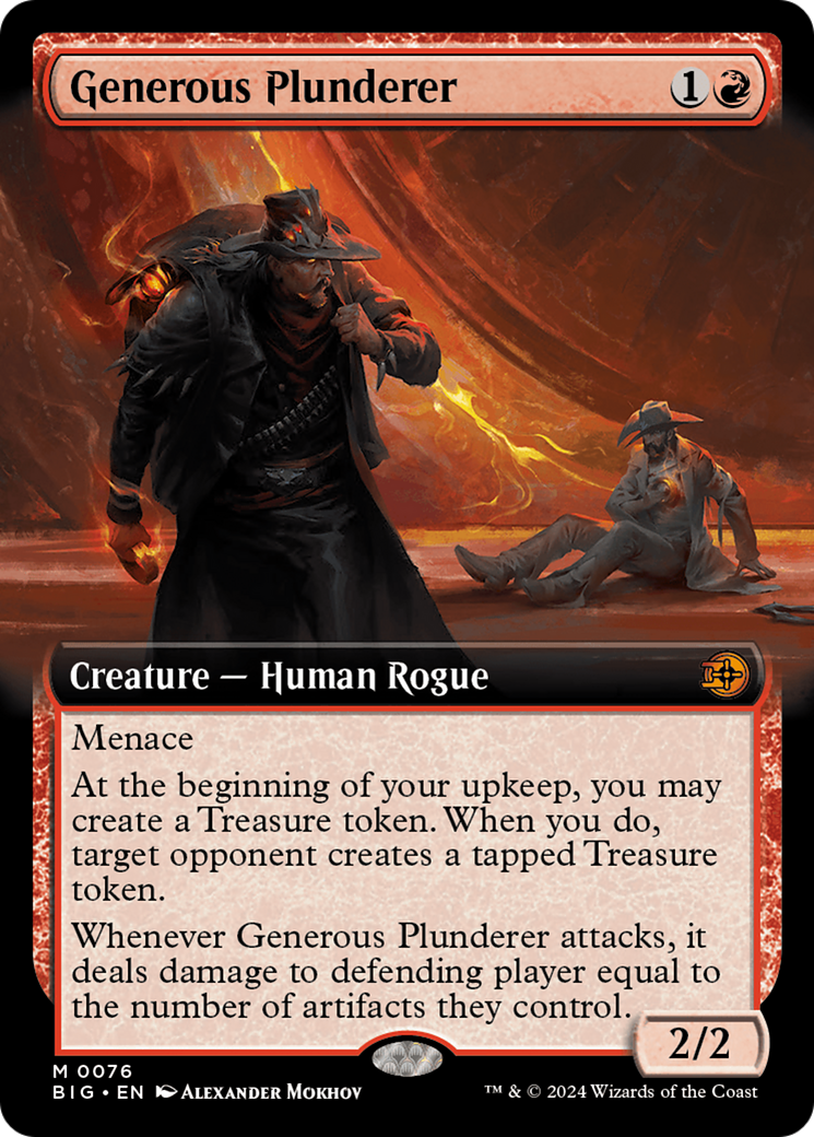 Generous Plunderer (BIG-076) (Extended Art)