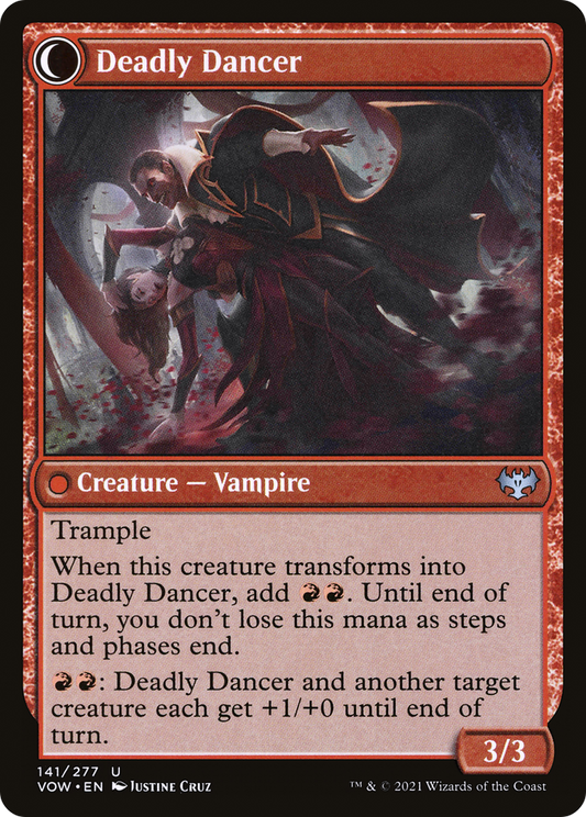 Alluring Suitor // Deadly Dancer (VOW-141) (Foil)