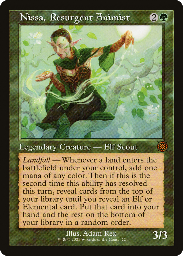 Nissa, Resurgent Animist (MAT-072) (Showcase)