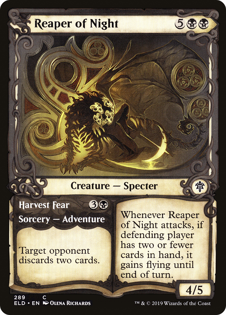 Reaper of Night // Harvest Fear (ELD-289) (Showcase) (Foil)