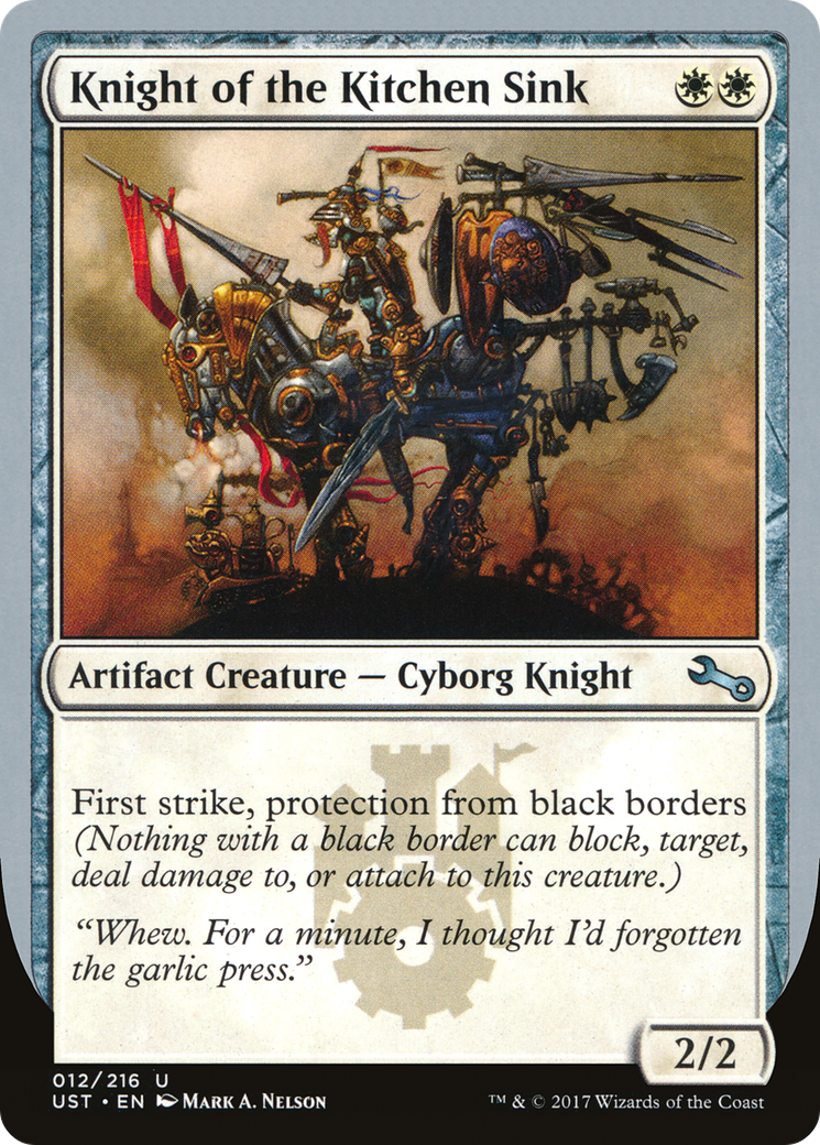 Knight of the Kitchen Sink (UST-12A)
