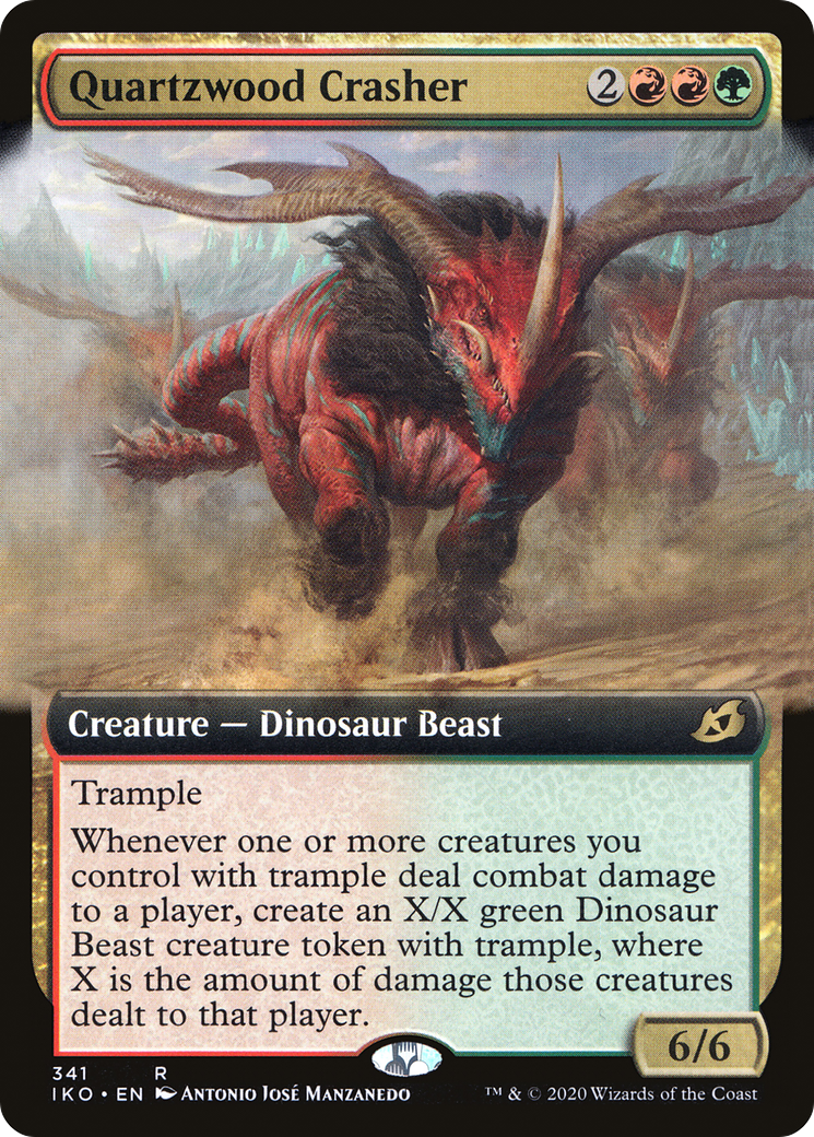 Quartzwood Crasher (IKO-341) (Extended Art) (Foil)