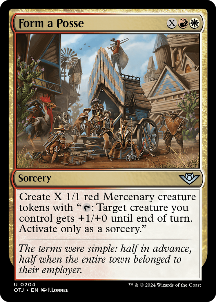 Form a Posse (OTJ-204) (Foil)