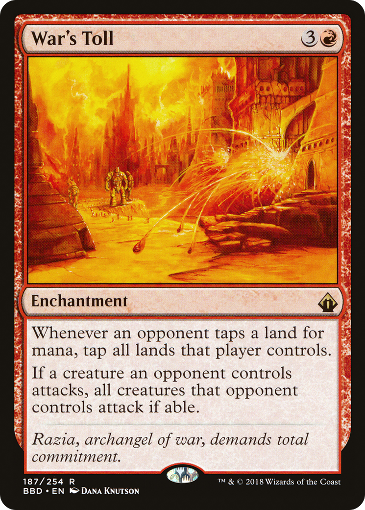 War's Toll (BBD-187) (Foil)