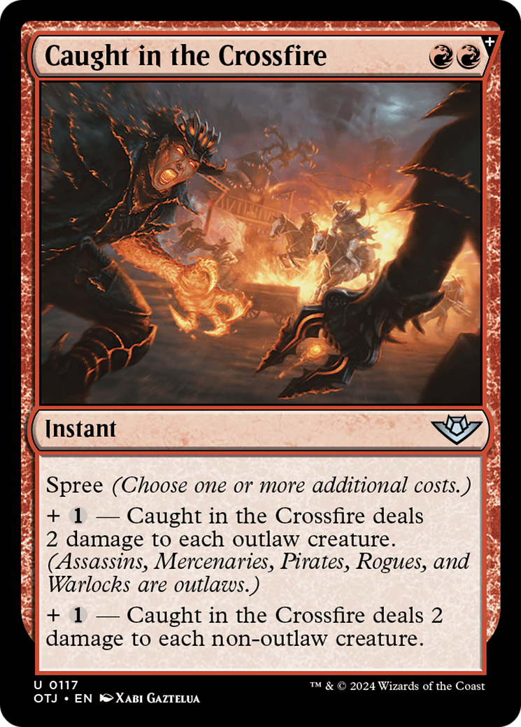 Caught in the Crossfire (OTJ-117) (Foil)