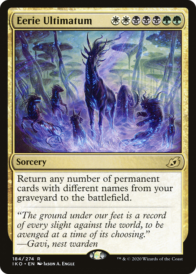 Eerie Ultimatum (IKO-184) (Foil)