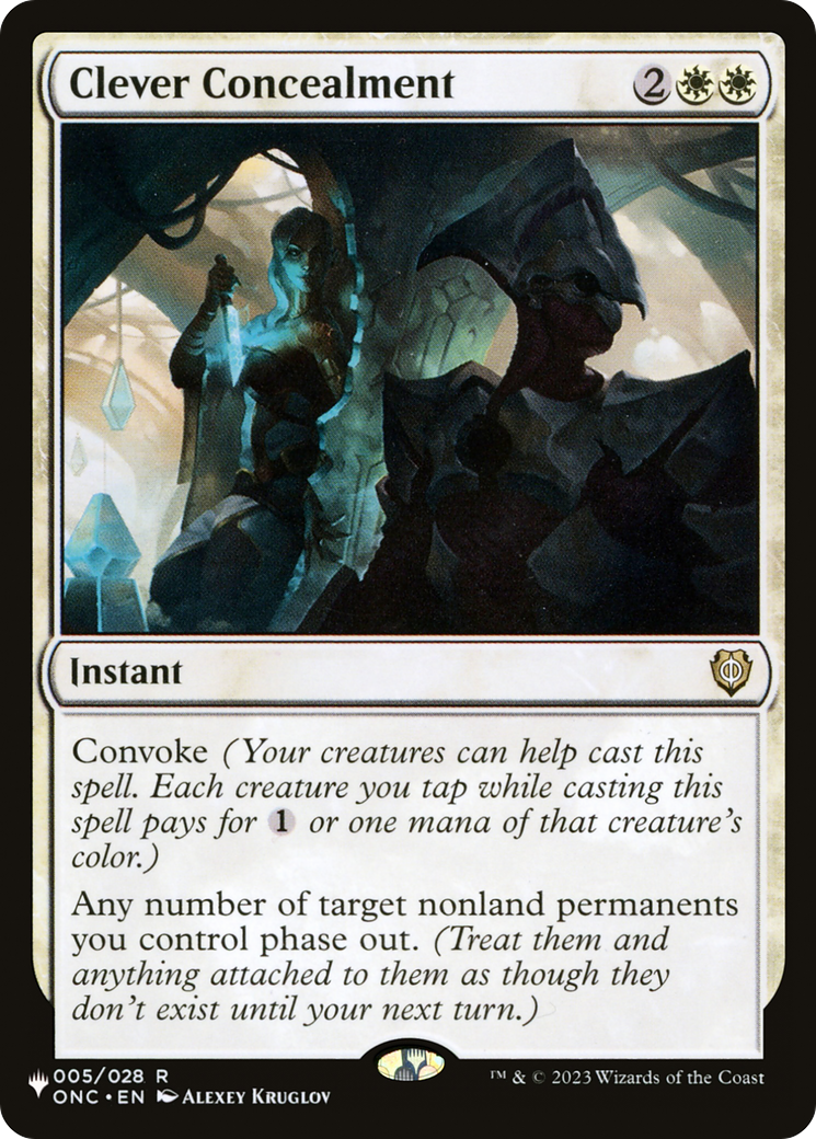 Clever Concealment (LIST-ONC-5)