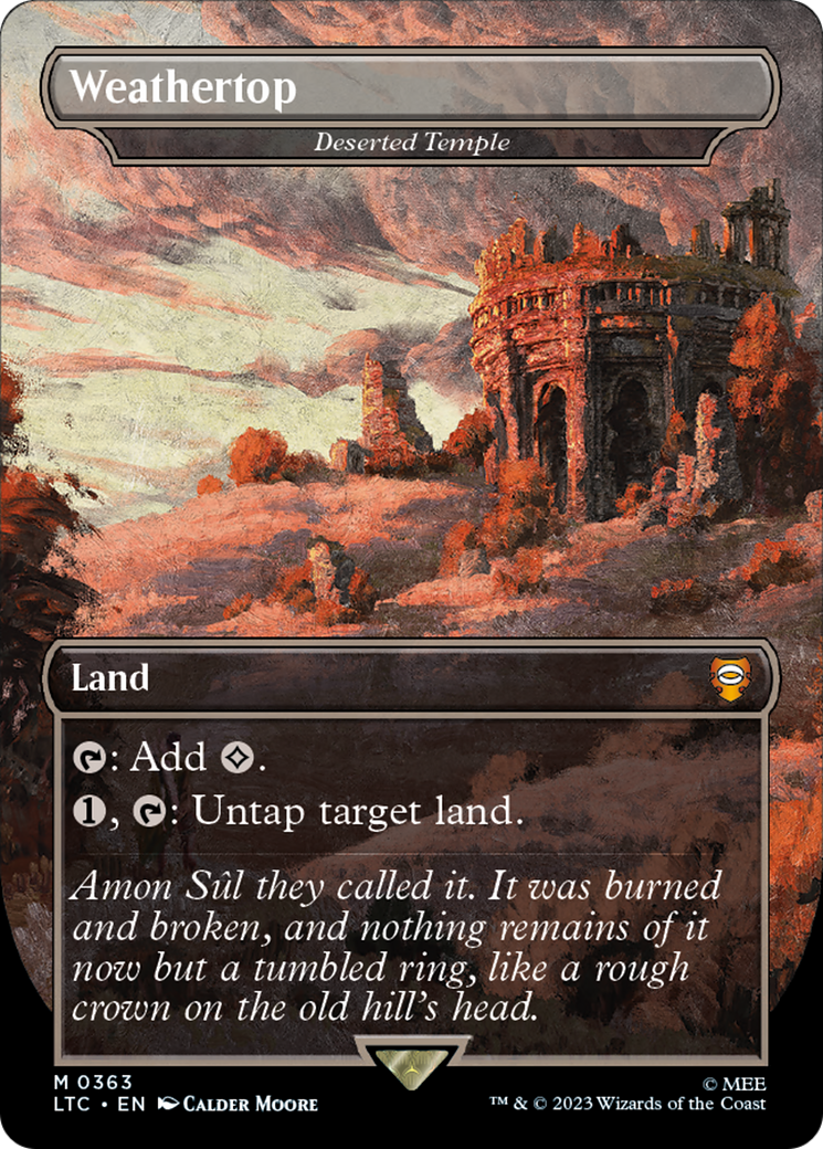 Weathertop / Deserted Temple (LTC-363) (Borderless) (Foil)