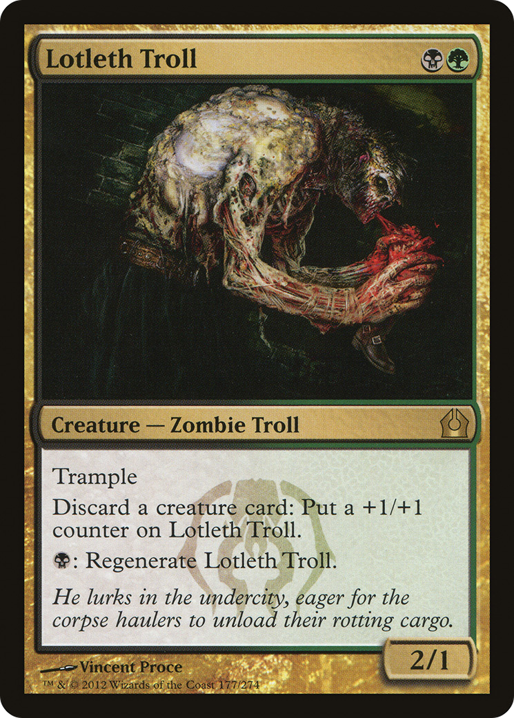 Lotleth Troll (RTR-177) (Foil)