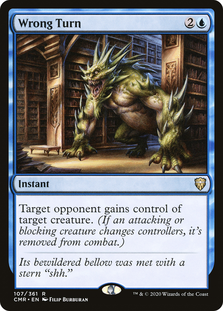 Wrong Turn (CMR-107) (Foil)