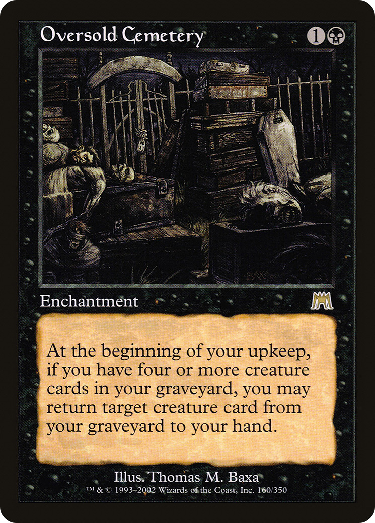 Oversold Cemetery (ONS-160) (Foil)