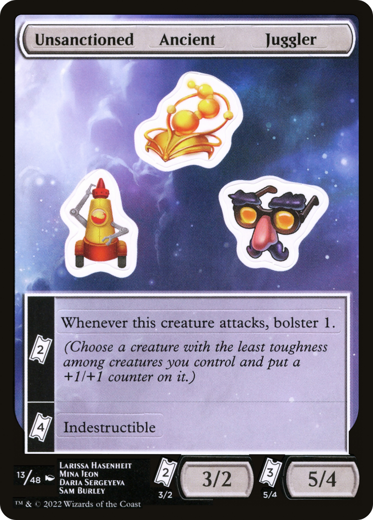 Unsanctioned Ancient Juggler Sticker Sheet (UNF-013)