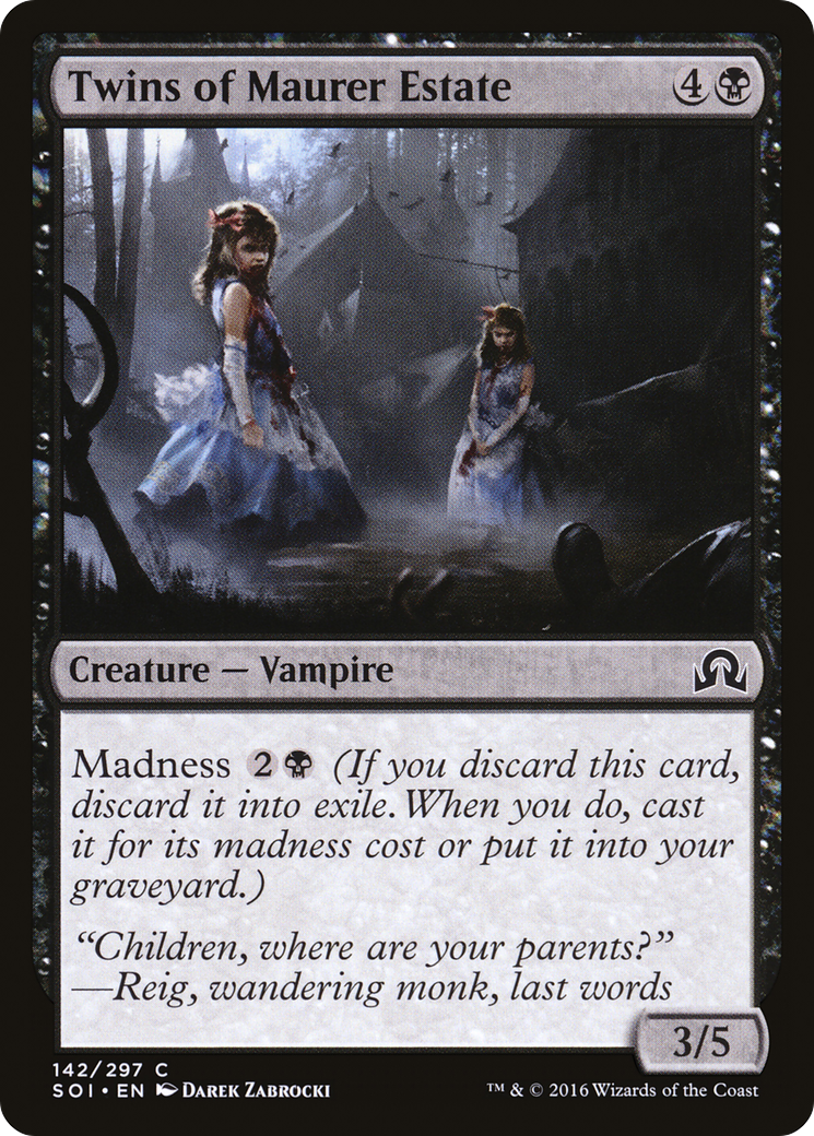 Twins of Maurer Estate (SOI-142) (Foil)
