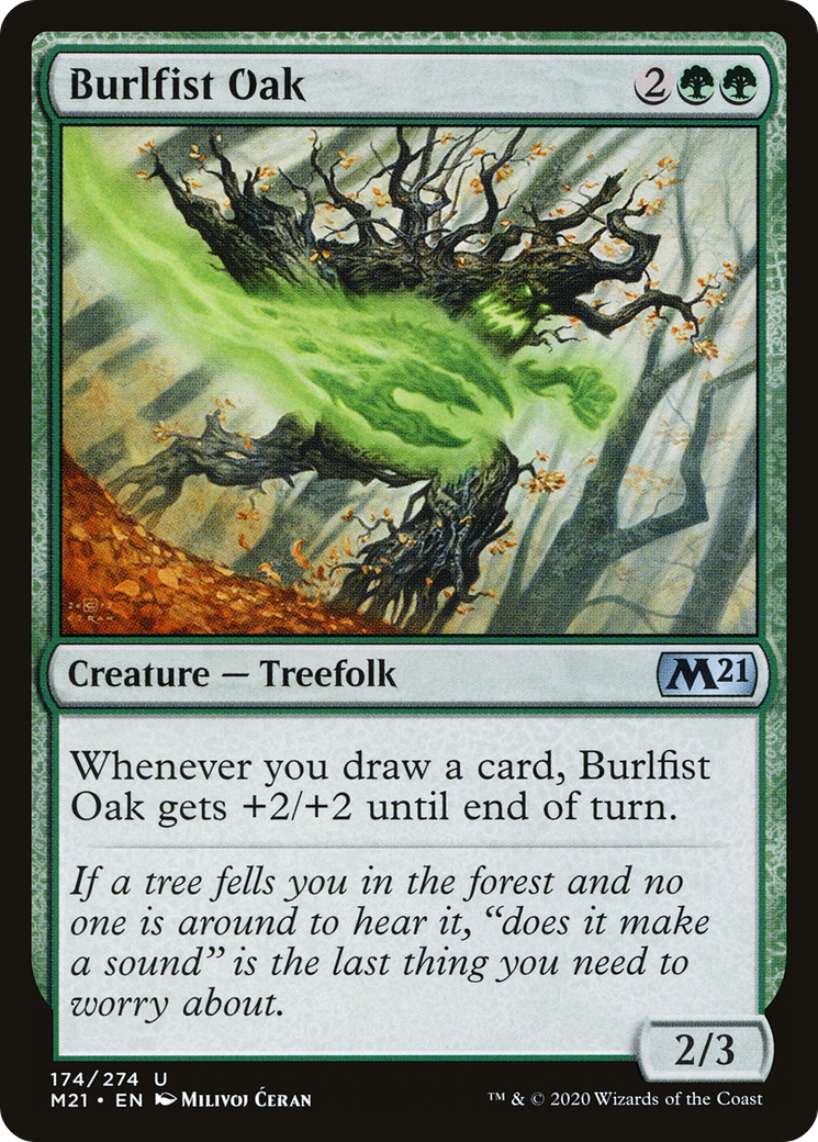 Burlfist Oak (M21-174) (Foil)