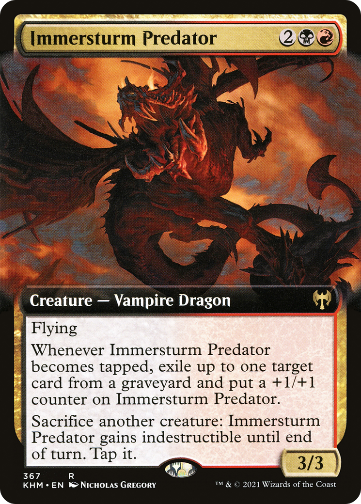 Immersturm Predator (KHM-367) (Extended Art) (Foil)