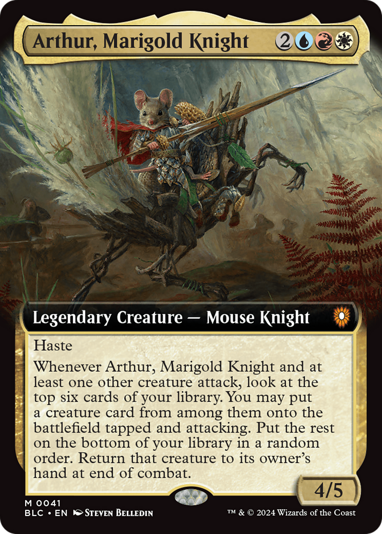 Arthur, Marigold Knight (BLC-041) (Extended Art)