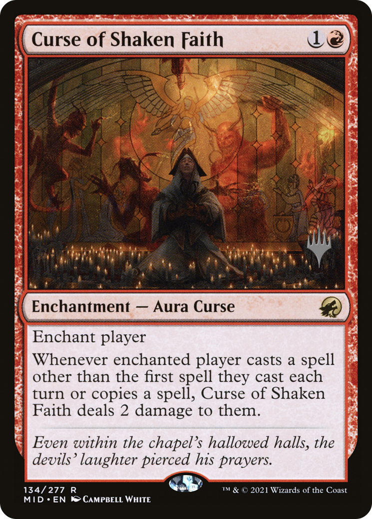 Curse of Shaken Faith (PPMID-134P) (Foil)