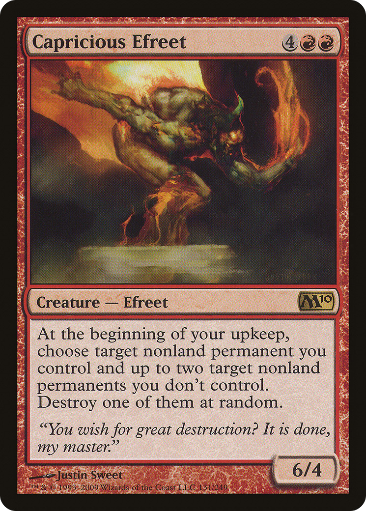 Capricious Efreet (M10-131) (Foil)