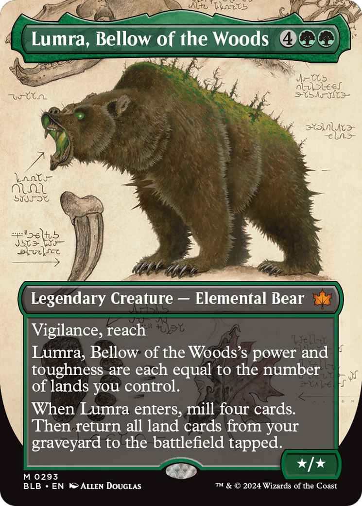 Lumra, Bellow of the Woods (BLB-293) (Showcase) (Borderless)