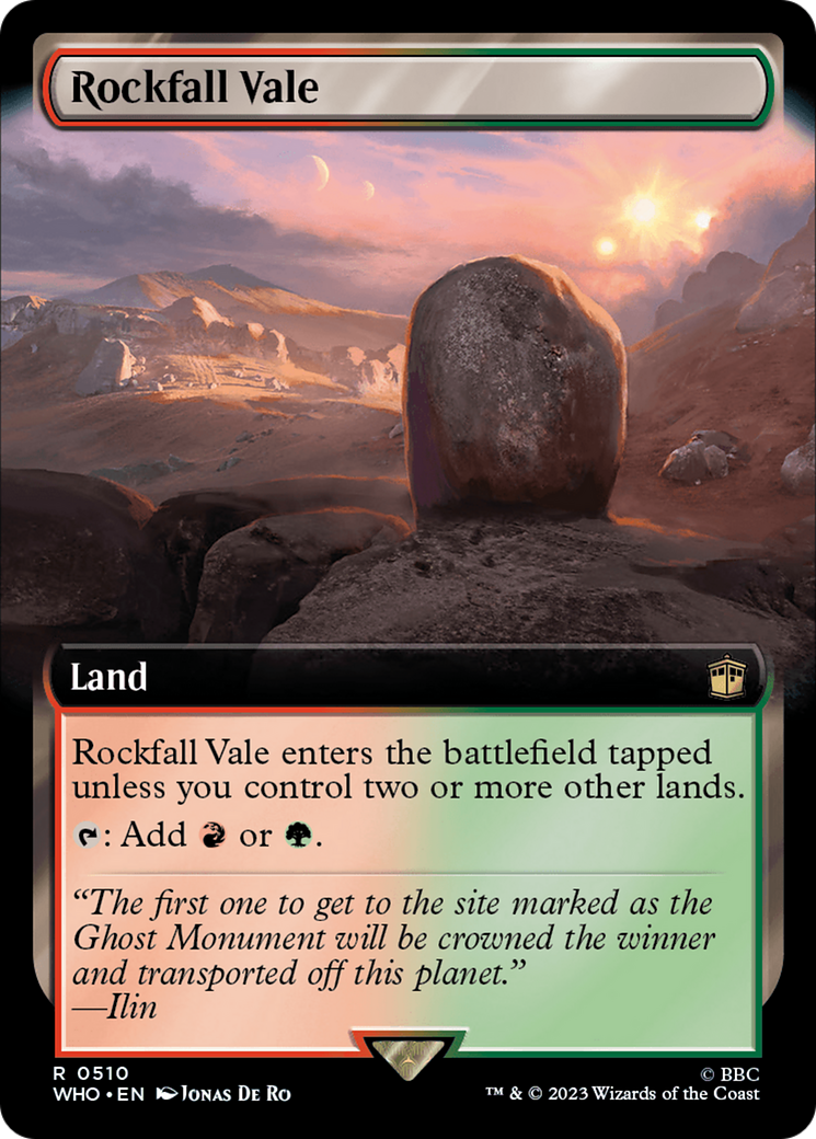 Rockfall Vale (WHO-510) (Extended Art) (Foil)