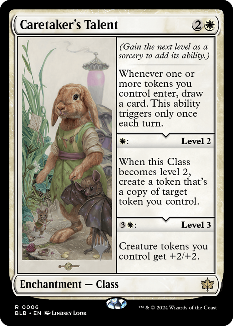 Caretaker's Talent (PPBLB-06P) (Foil)