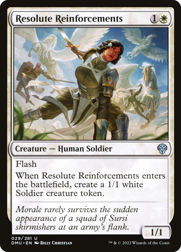 Resolute Reinforcements (DMU-029) (Foil)