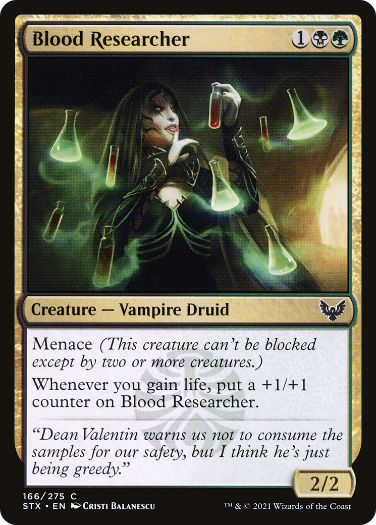 Blood Researcher (STX-166) (Foil)