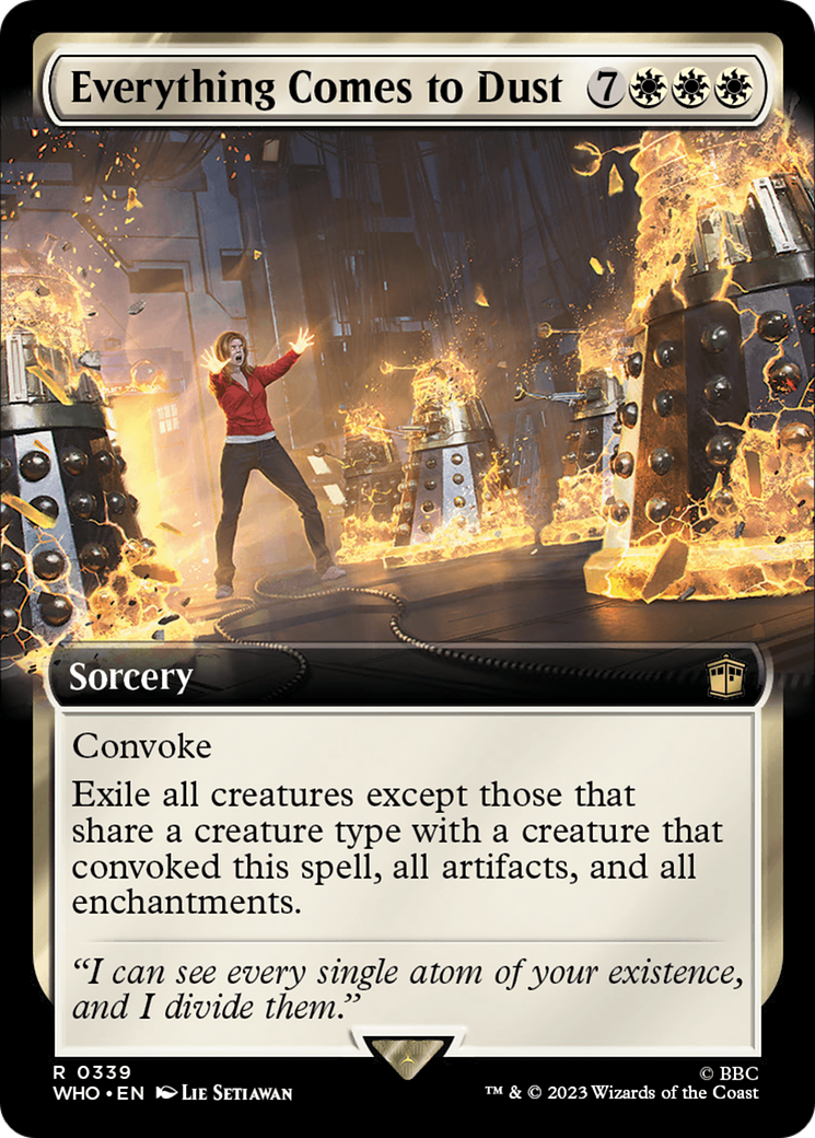 Everything Comes to Dust (WHO-339) (Extended Art) (Foil)