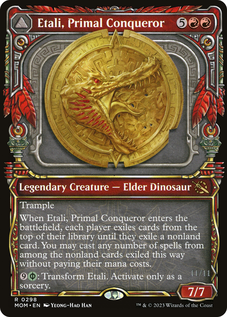 Etali, Primal Conqueror // Etali, Primal Sickness (MOM-298) (Showcase) (Foil)