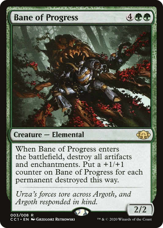 Bane of Progress (CC1-003) (Foil)