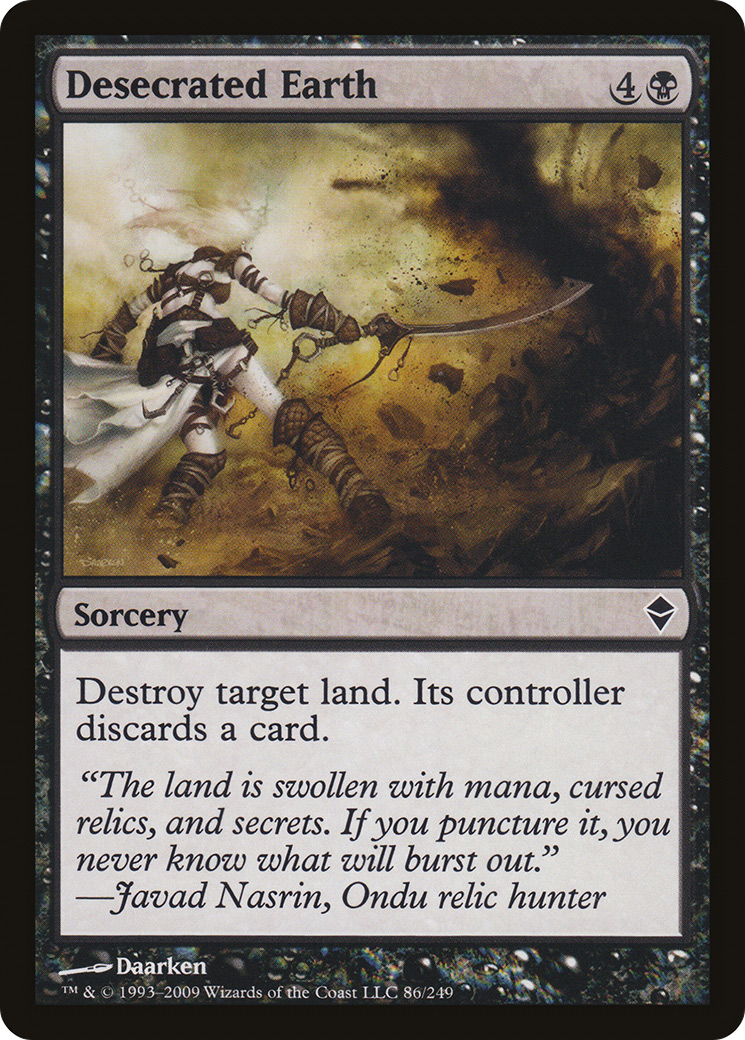 Desecrated Earth (ZEN-086) (Foil)